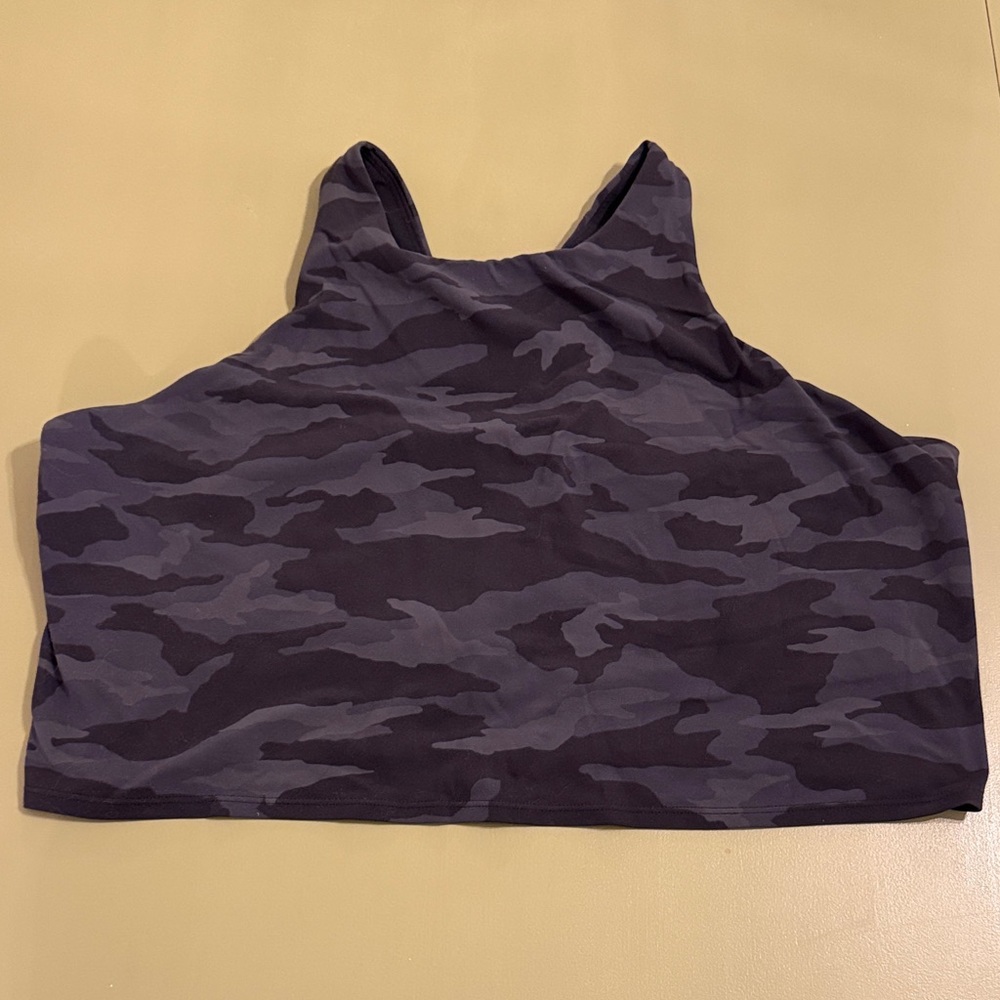 Athleta Camo Print Crop Top